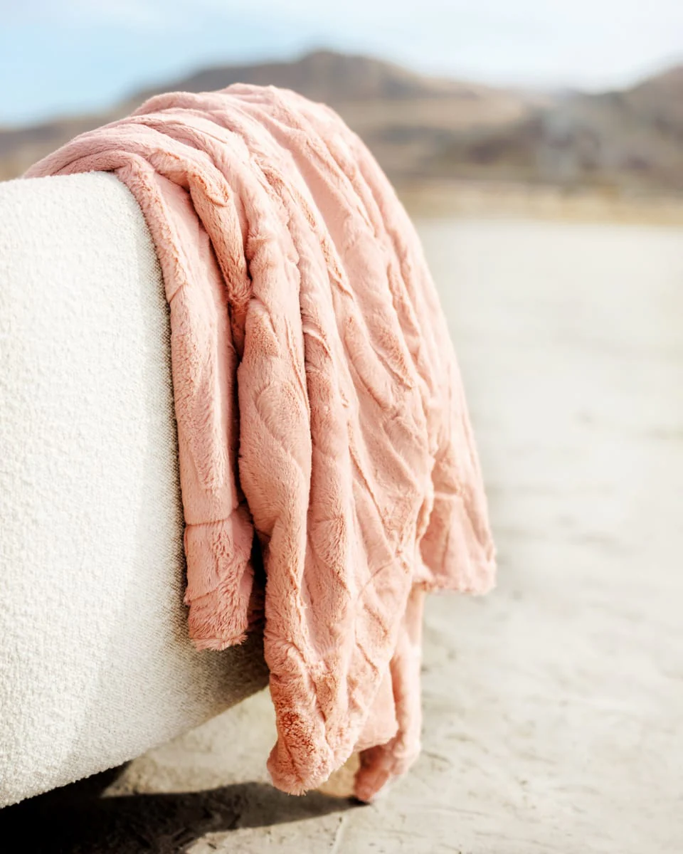 Sorbet Apricot Vanilla Blanket - Image 4