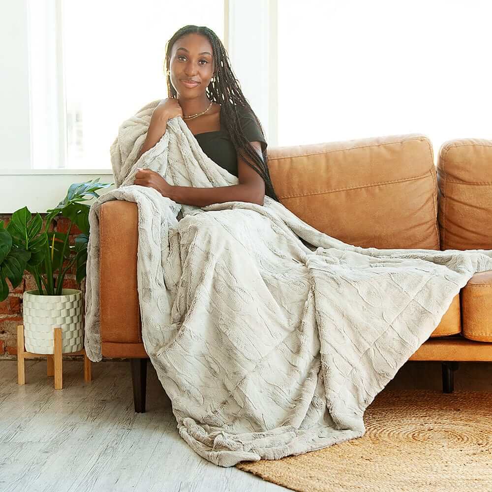 Sorbet Tranquil Dove Blanket - Image 5