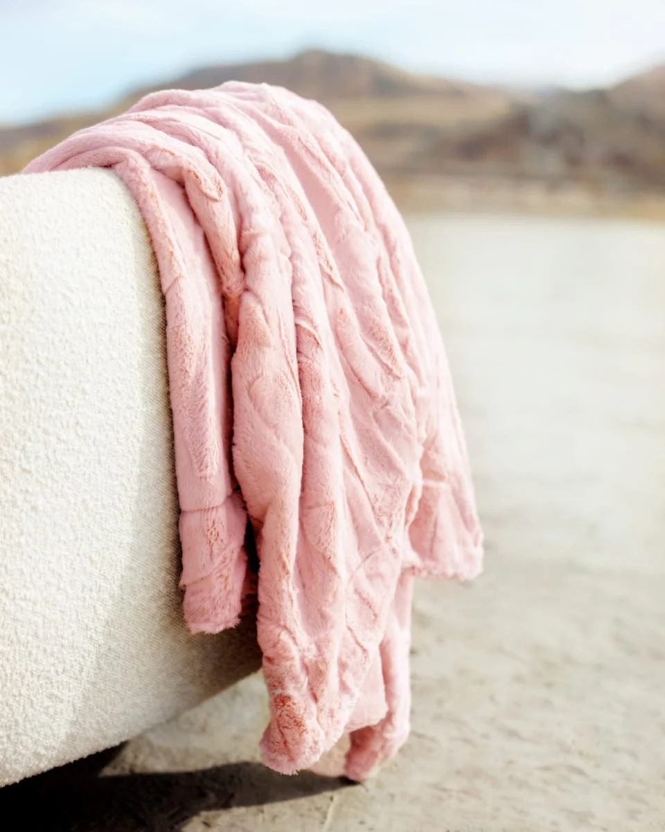 Sorbet True Pink Blanket - Image 4
