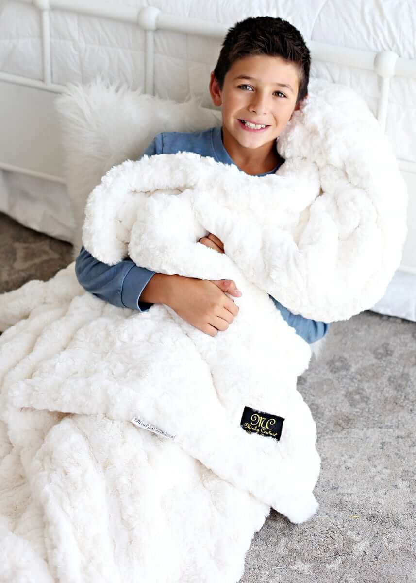Ultra Sorbet Marshmallow Cream Blanket - Image 3