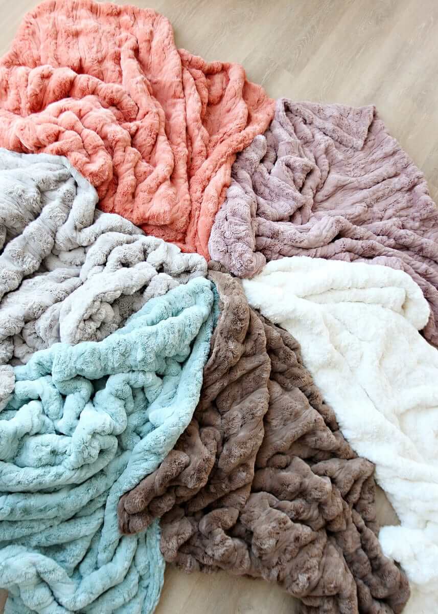 Ultra Sorbet Marshmallow Cream Blanket - Image 6