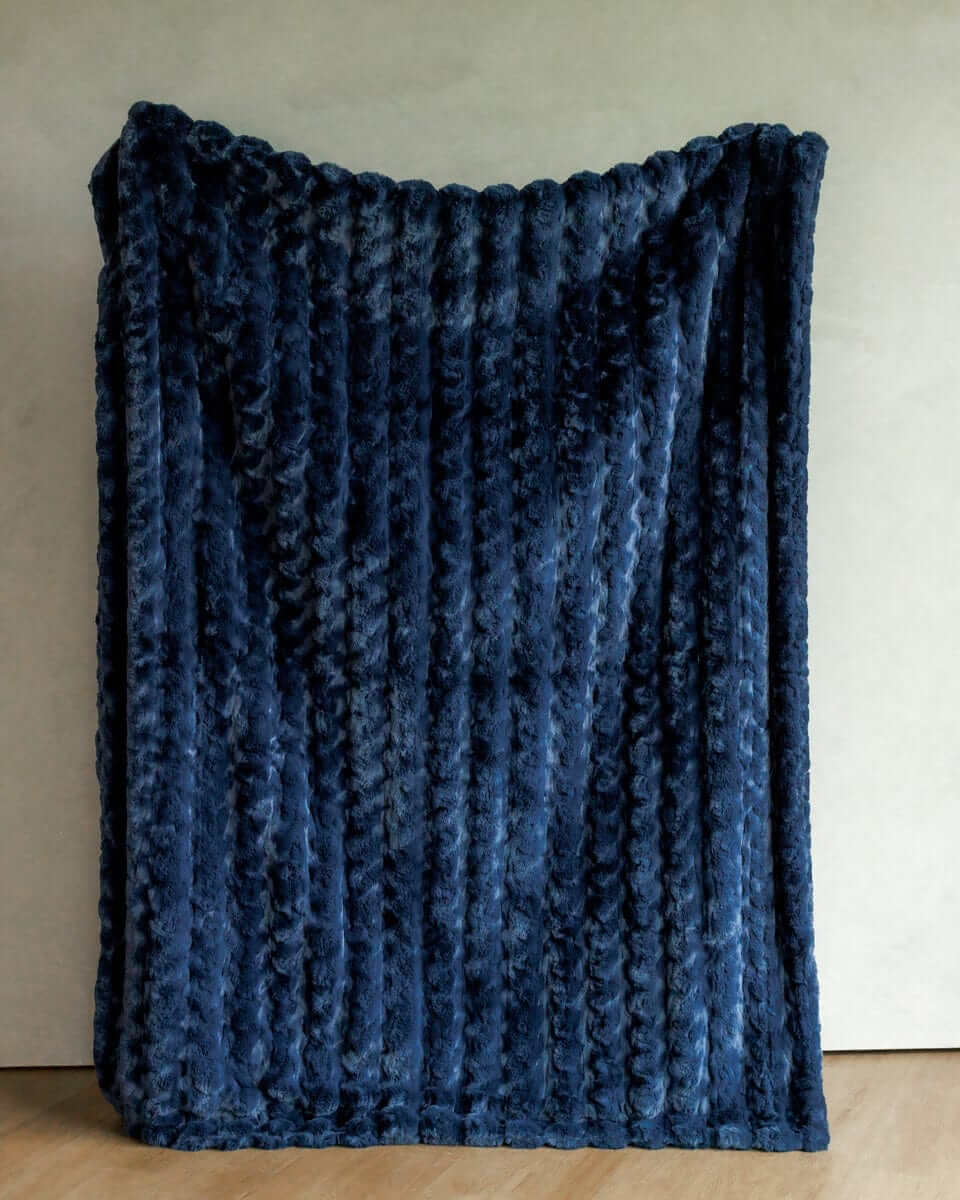 Ultra Sorbet Navy Blanket - Image 4