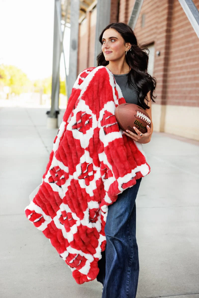 University of Wisconsin Badgers Blanket - Hugs - Image 2
